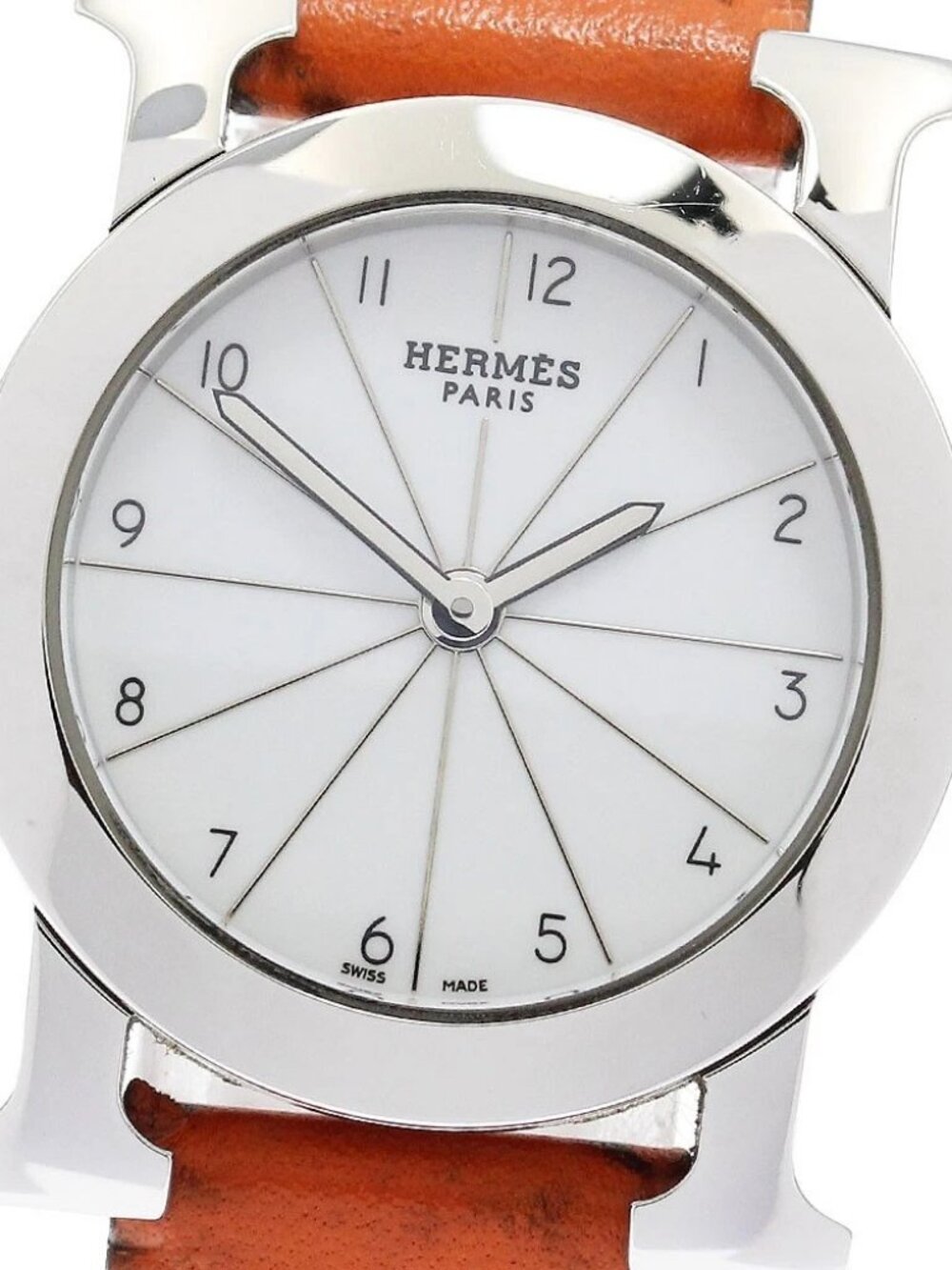 HERMES H watch Rondo HR1.210 white Dial Quartz Ladies Watch_911554